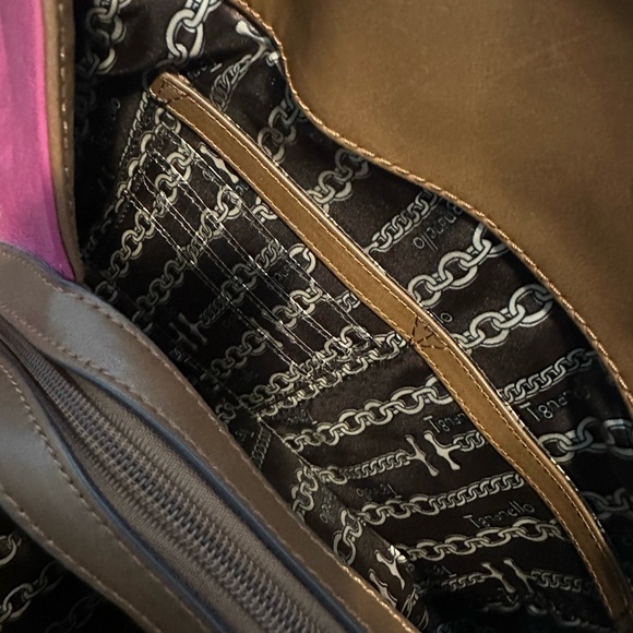 Tignanello Fuchsia Embossed Shoulder Bag - Picture 7 of 8